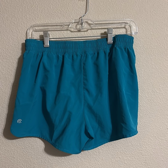 Champion Teal Athletic Shorts with other shorts underneath size medium - Picture 4 of 4